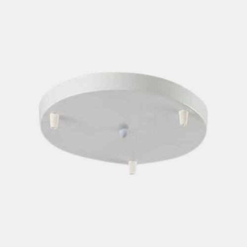 Adjustable Ceiling Light Suspension Support - Modern Metal Base in Black/White